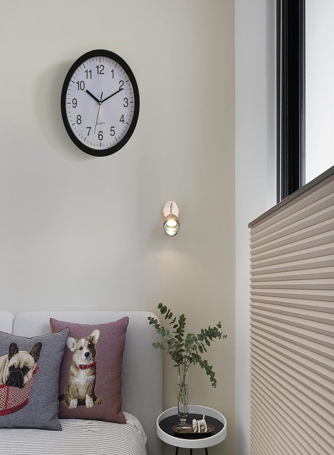 Clockswise Black Wall Mounted Clock with Door for Storage Secret Interior Compartment, Hidden Safe for Storing Valuables - Image 2